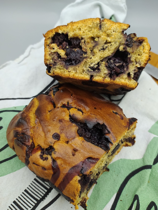 Plumcake con frutta congelata