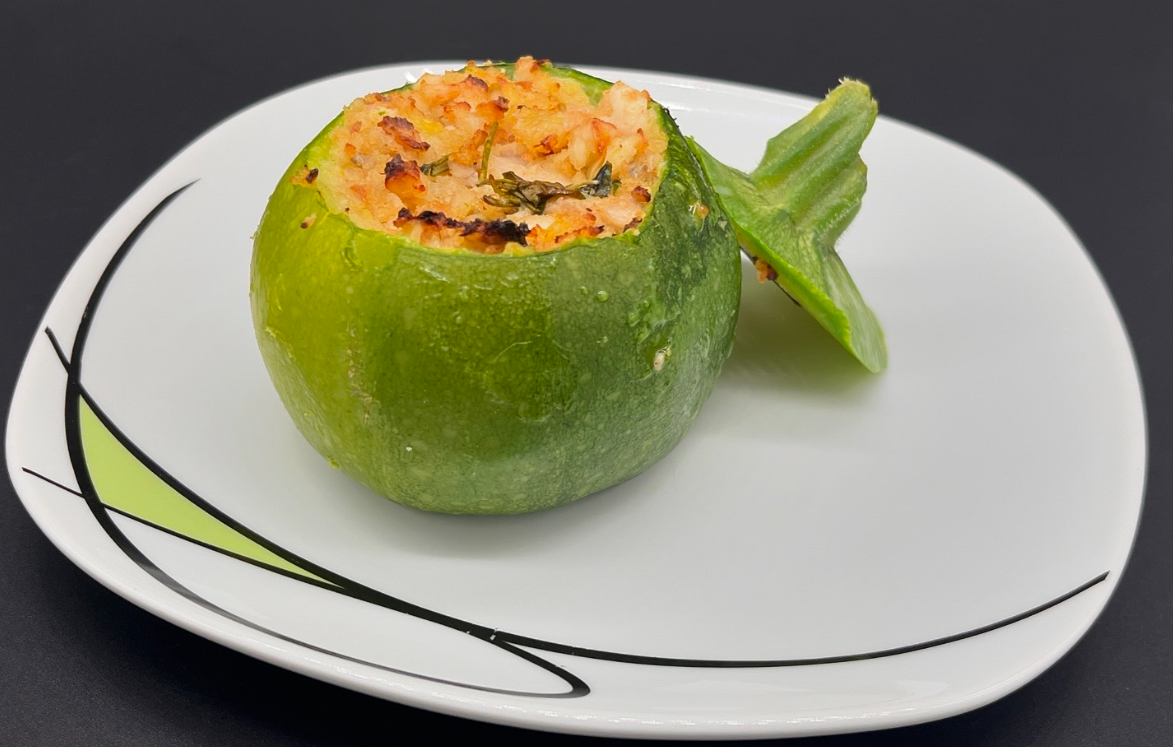 Zucchine ripiene di pesce spada